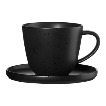 tasse à café avec sous-tasse Coppa Kuro