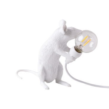 Acquisto SELETTI lampada da tavolo MOUSE LAMP USB in bianco