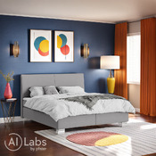 lit boxspring Lenno