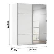 Schiebetürschrank Covalo-Glas