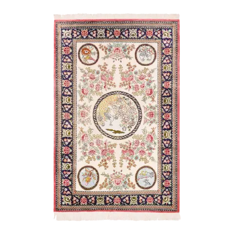 tapis persan Ghom Seide