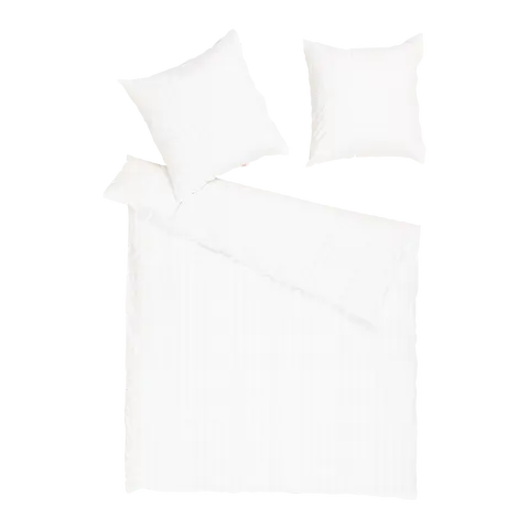 Kissenanzug White-Seersucker