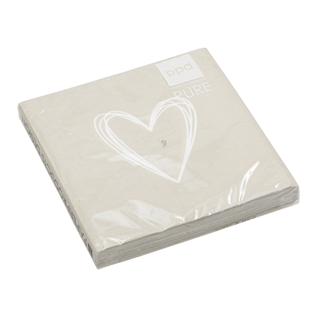 Papierserviette Pure Heart