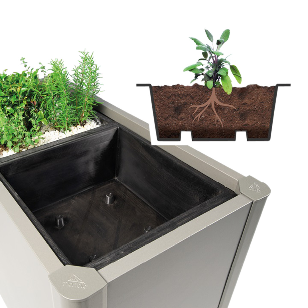insert pour jardinière Belvedere