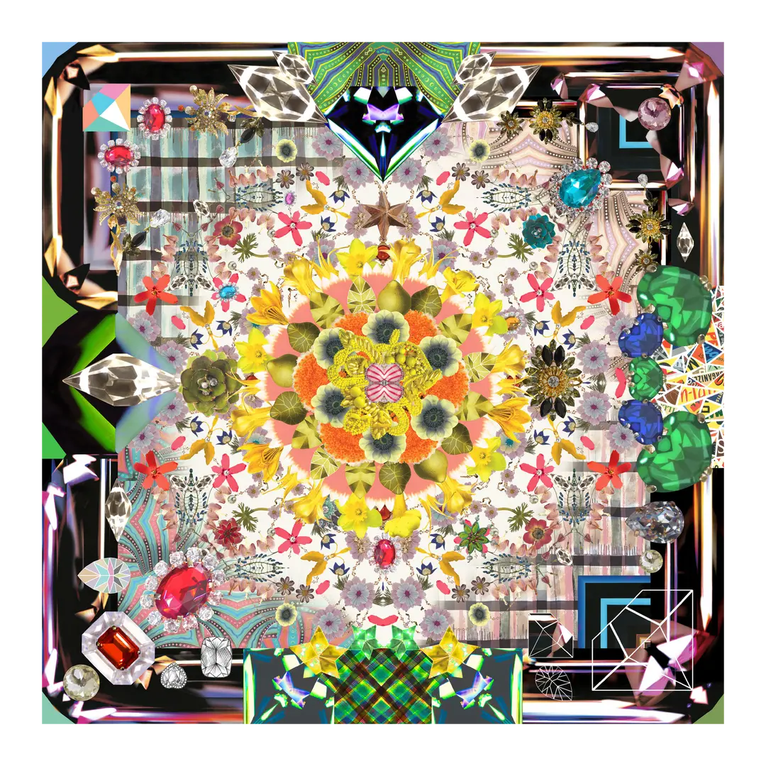 Wollteppich Jewels Garden