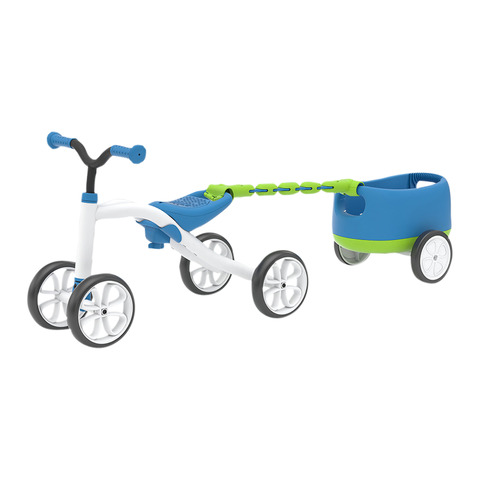 vélo de course Quadie+Anhänger