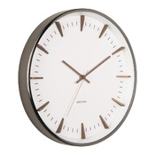 Wanduhr Raised Batons