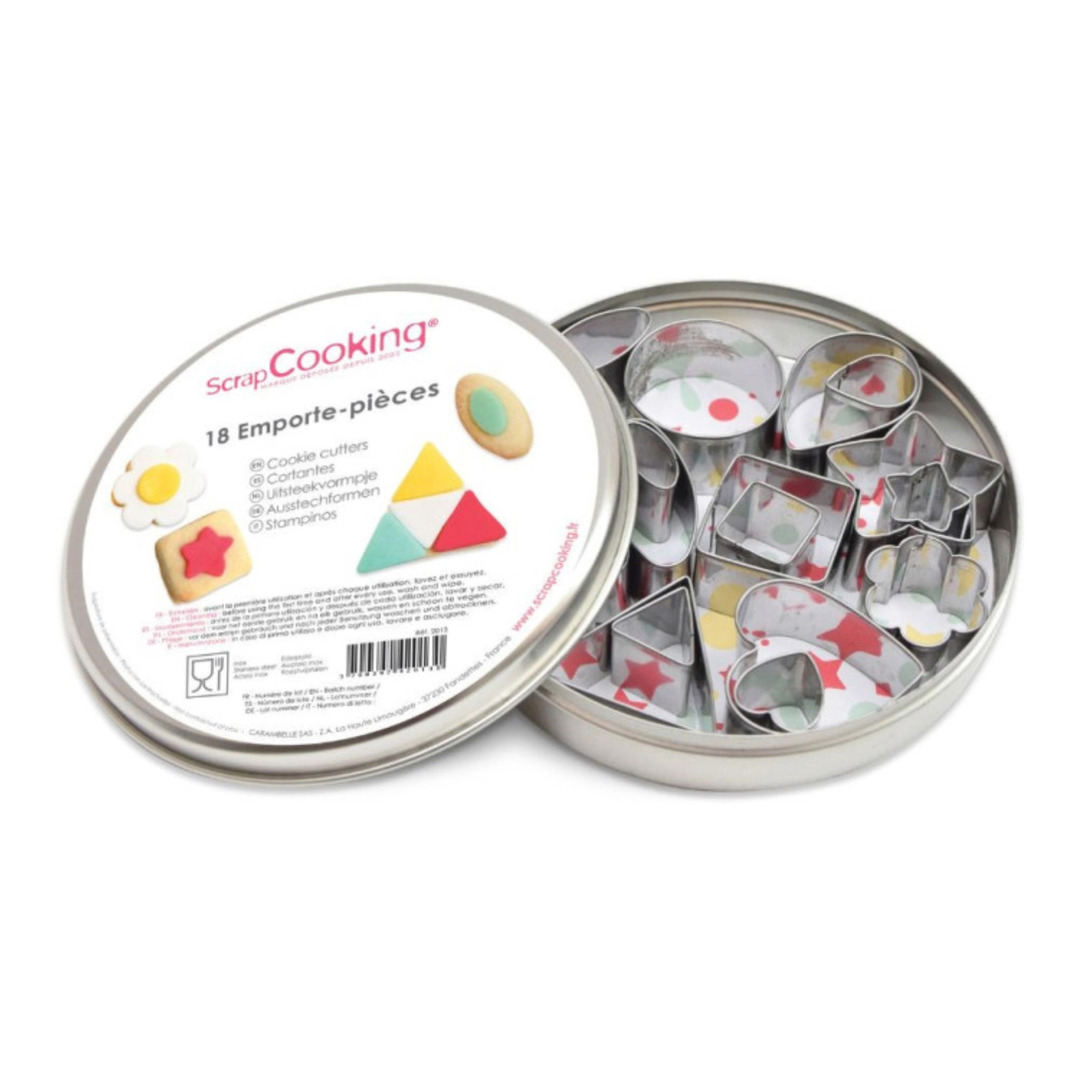 set di formine tagliapasta Cookies