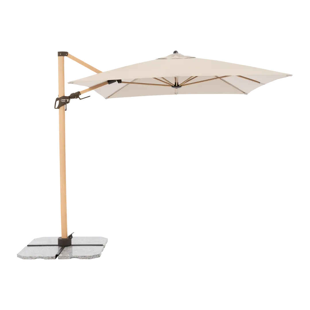 parasol à bras articulé Alu Wood Ultra