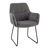 sedia con braccioli Lucas-Cord