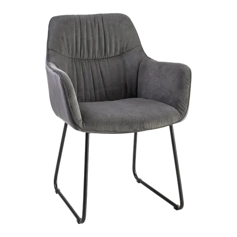 sedia con braccioli Lucas-Cord