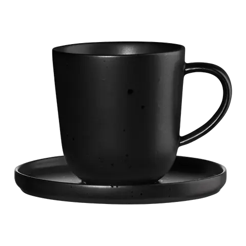 tazzina da espresso con piattino Coppa Kuro