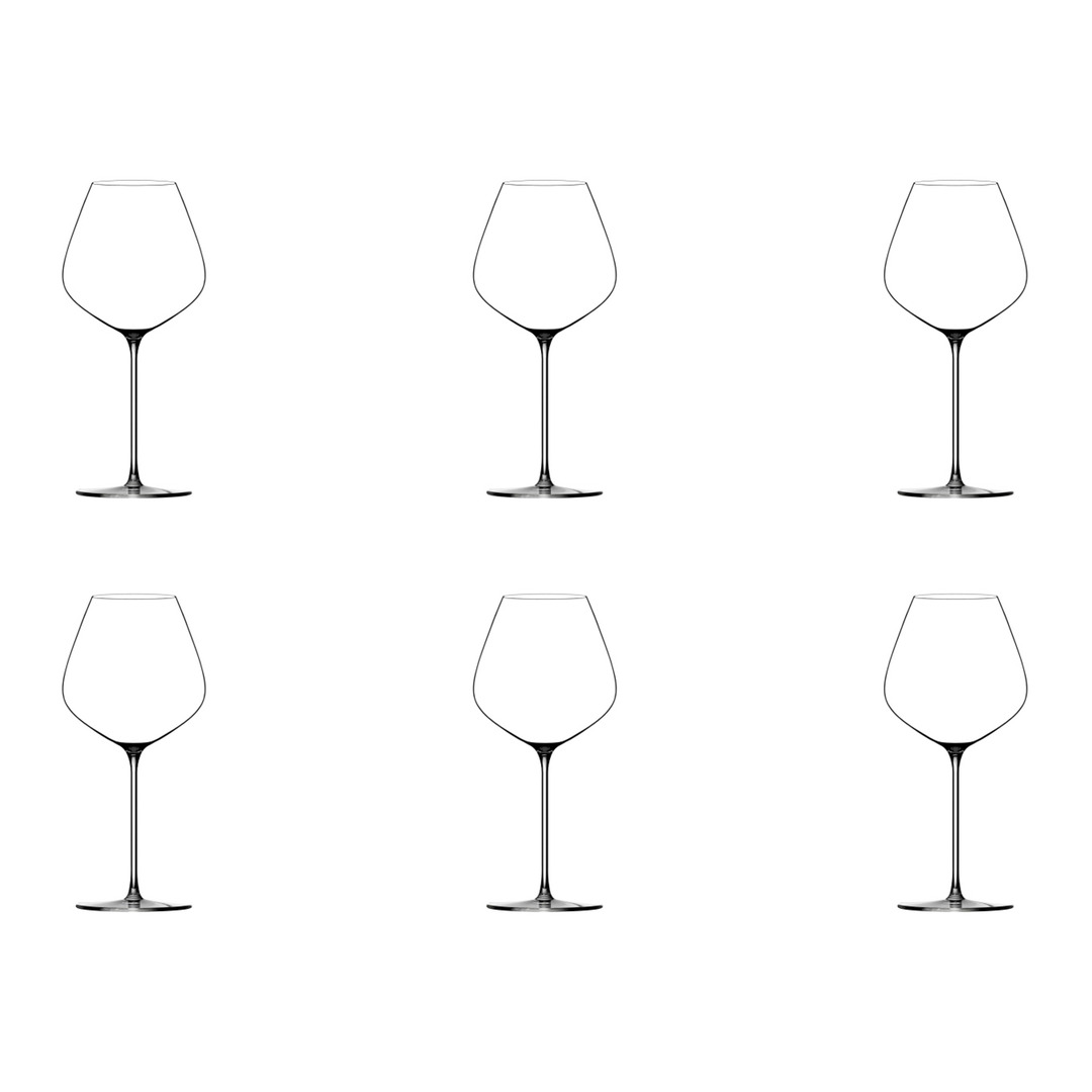 set di bicchieri da vino rosso G. Basset Hommage
