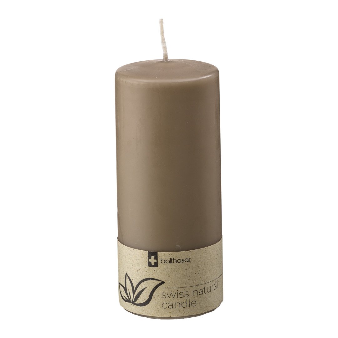candela cilindrica Swiss Natural