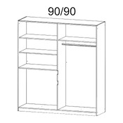 Drehtürenschrank Twisted