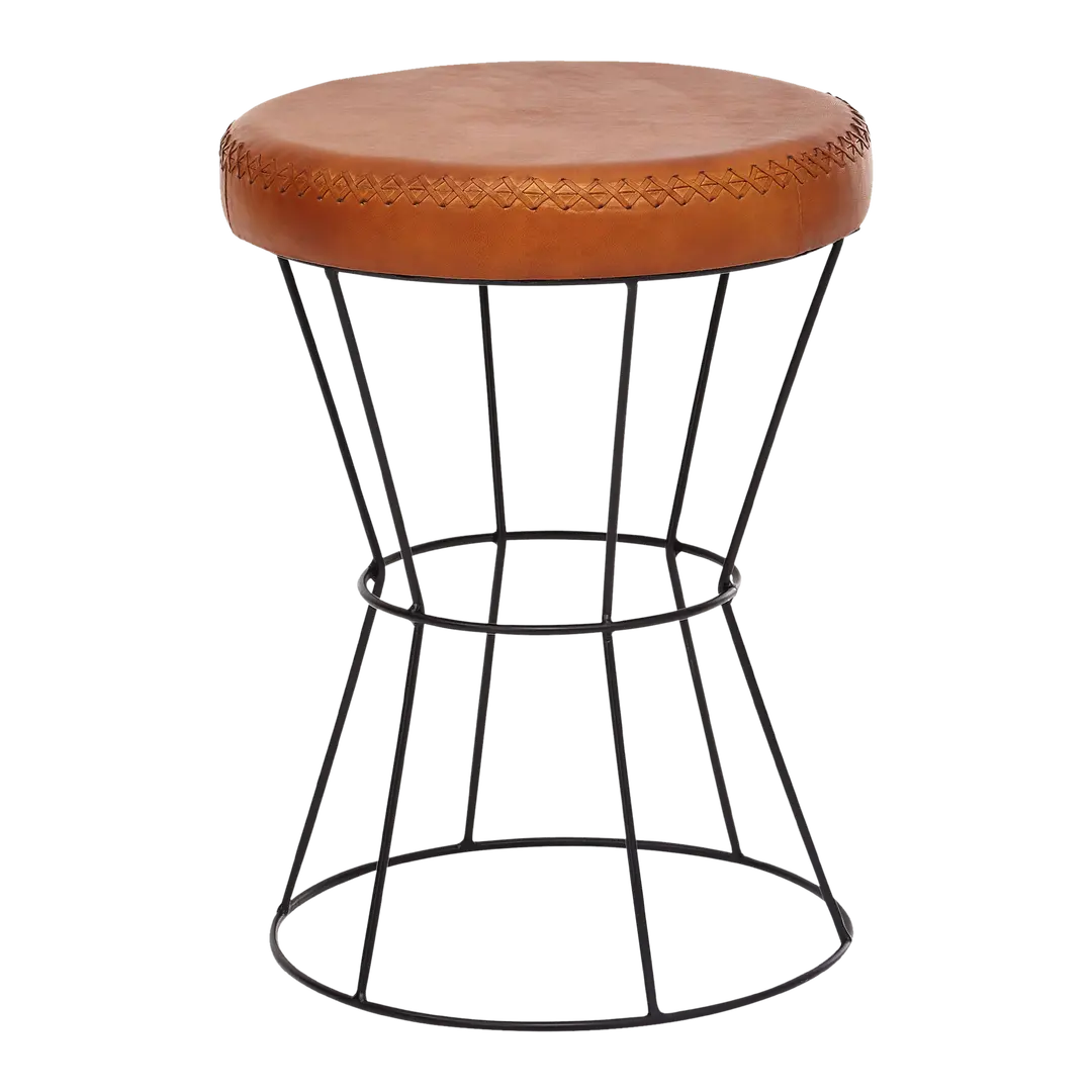 tabouret Leder