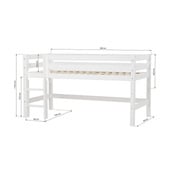 Letto mezzo-alto sottomaterasso HS-Luxury