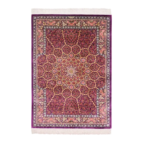 tapis persan Ghom Seide