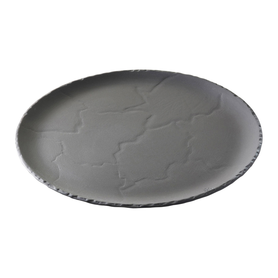 Flacher Teller Slate