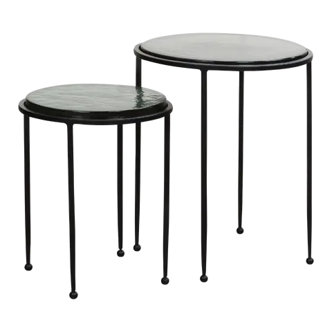 Table gigogne 2 pieces Glas