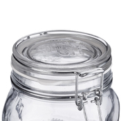 pot de stockage en verre Wireglass