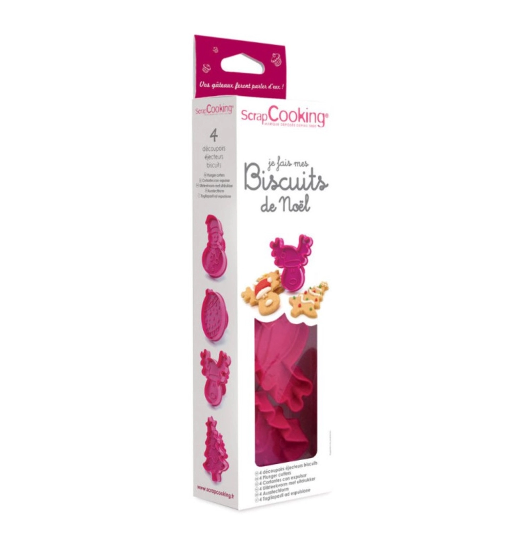 set di formine tagliapasta Cookies