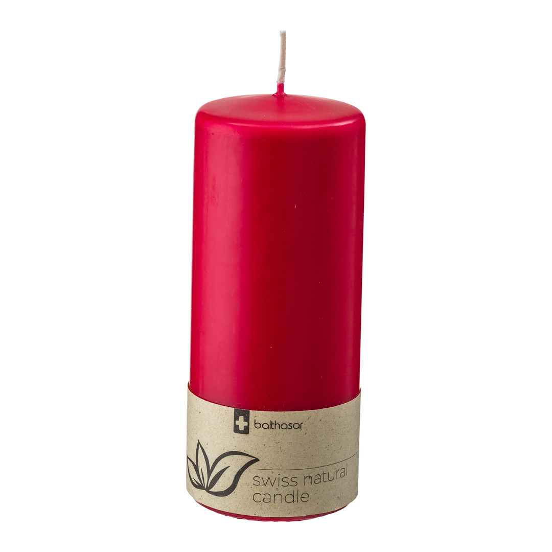candela cilindrica Swiss Natural