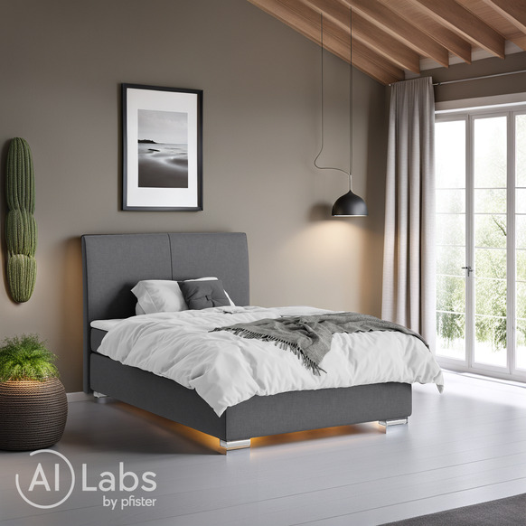 lit boxspring Lenno