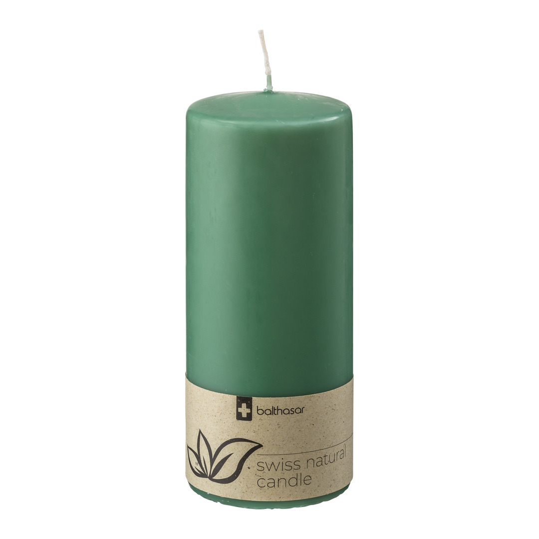 candela cilindrica Swiss Natural