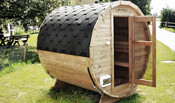 sauna en tonneau Thermo Pinie 4