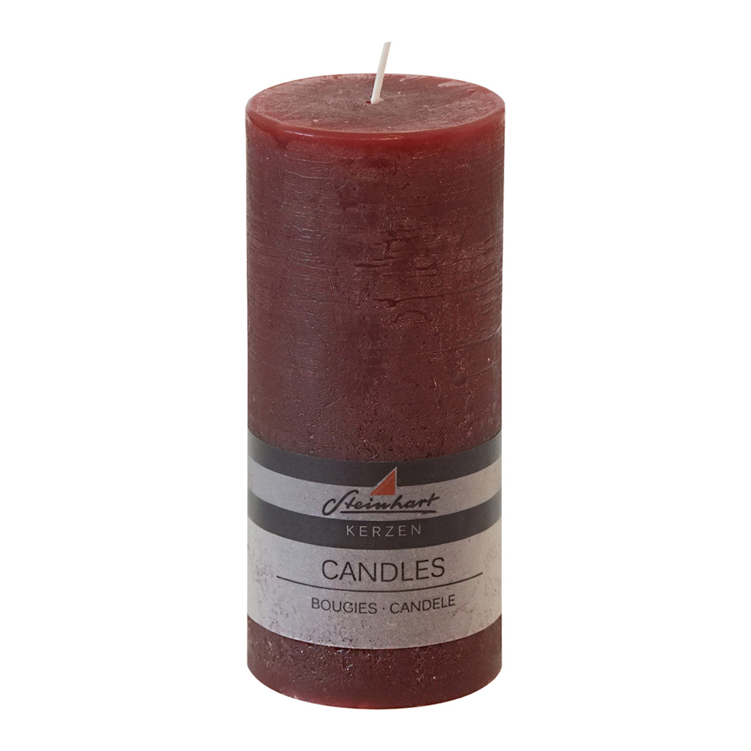candela cilindrica Rustic