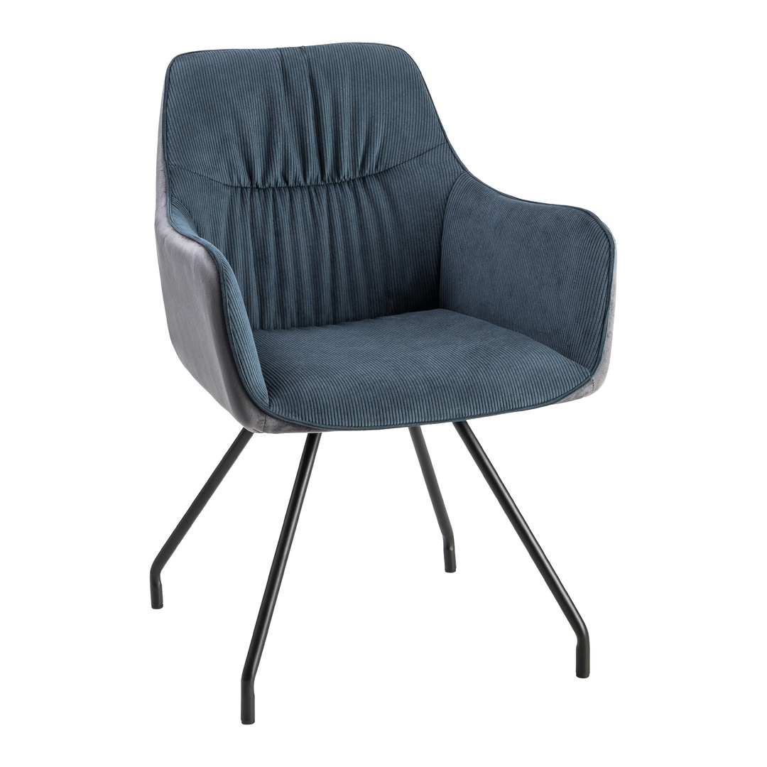 sedia con braccioli Lucas-Cord