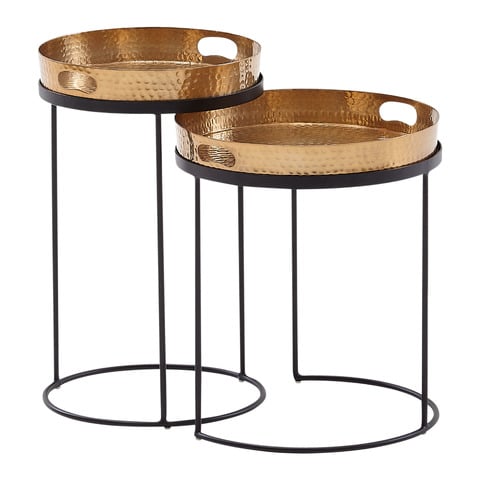 Set di tavolini 2 pezzi Rund