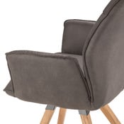 chaise à accoudoirs TORTILLA