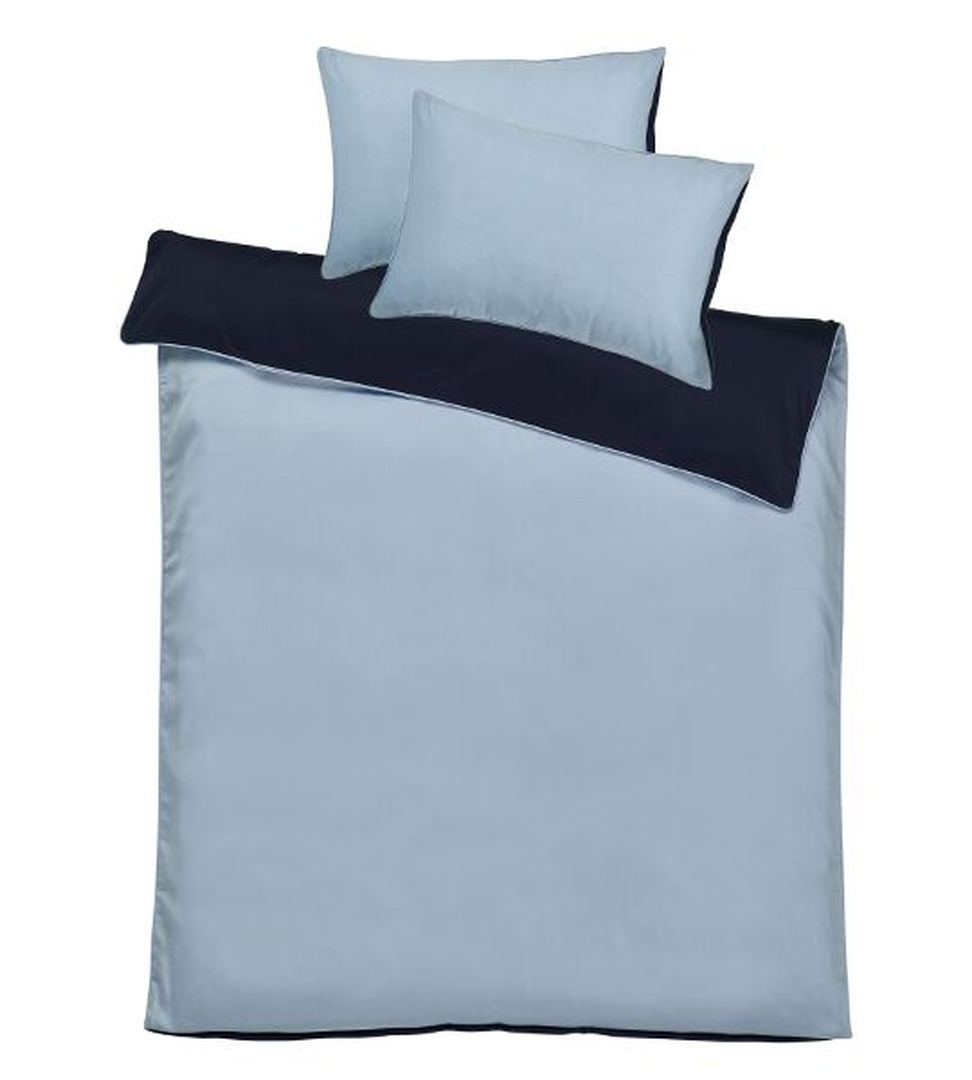 Bettwäschegarnitur Uni Satin DF