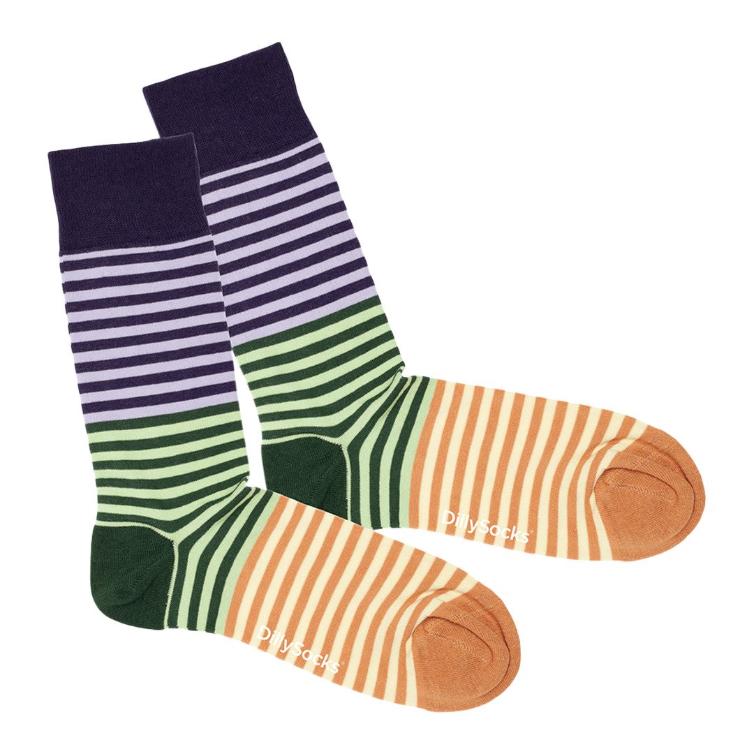 Socken Harvest Stripes