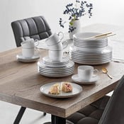 set di stoviglie Lido Black Line