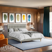 lit boxspring Massello