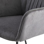 sedia con braccioli Lucas-Cord