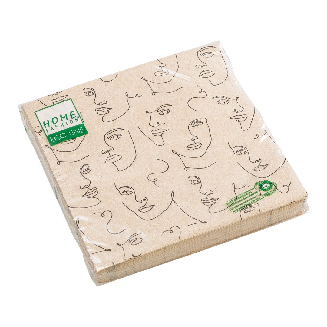 Papierserviette Faces