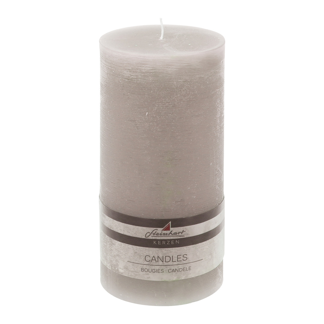 candela cilindrica Rustic