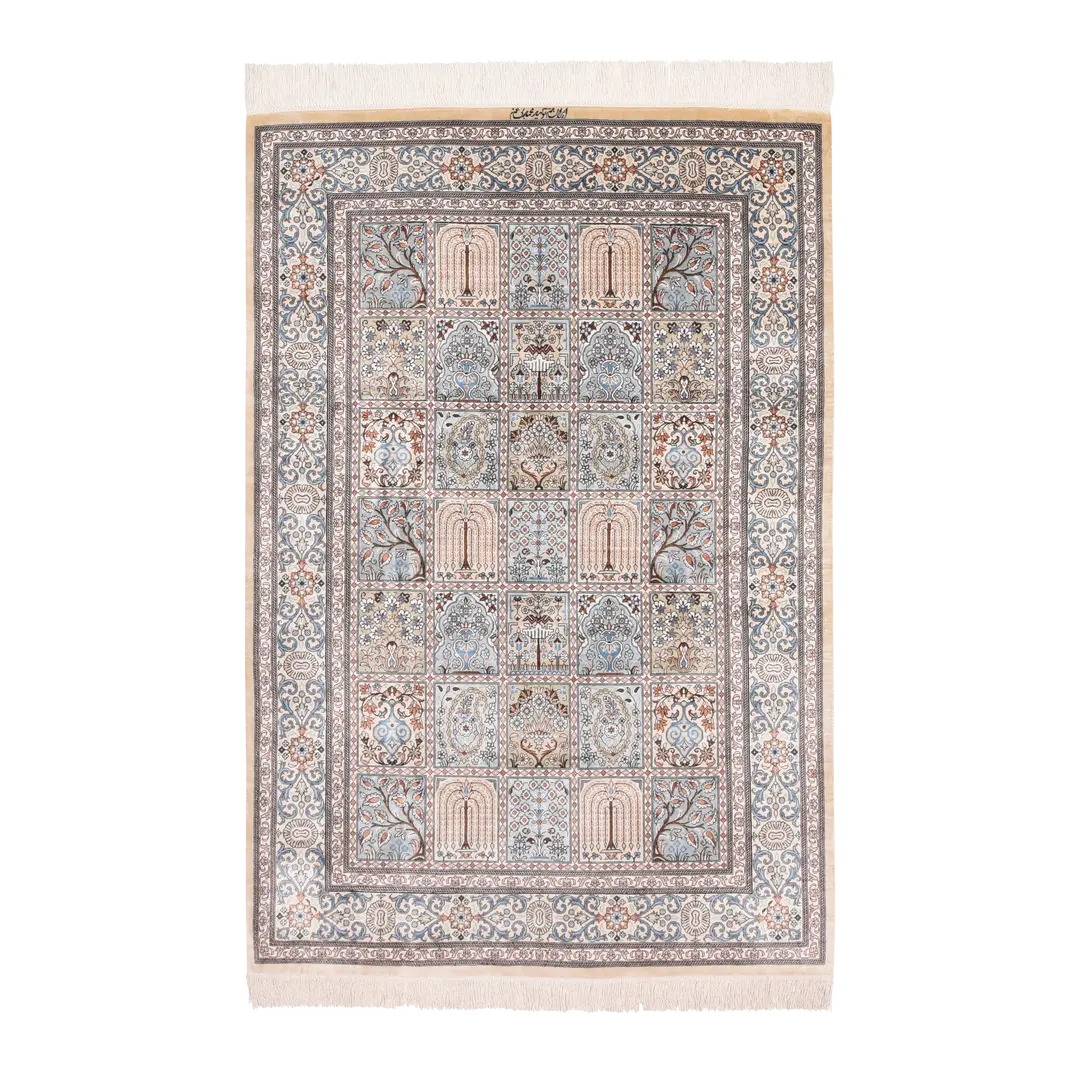 tapis persan Ghom Seide