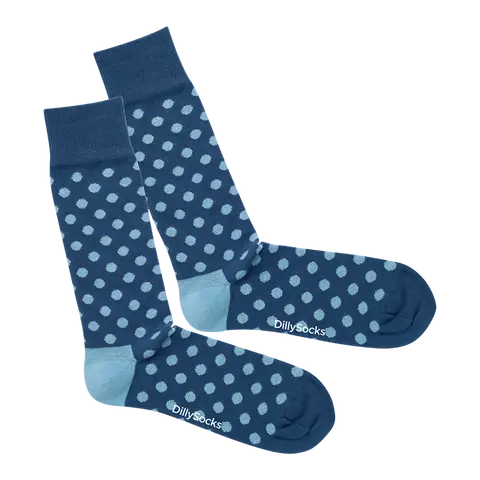 calzini Big Blue Dots