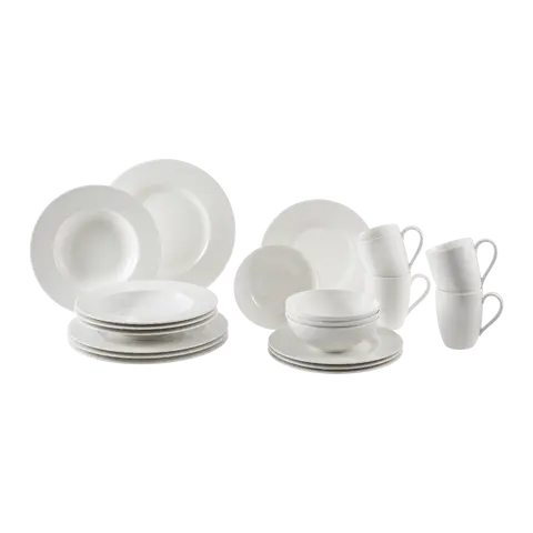 Geschirrset Basic White