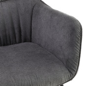 sedia con braccioli Lucas-Cord