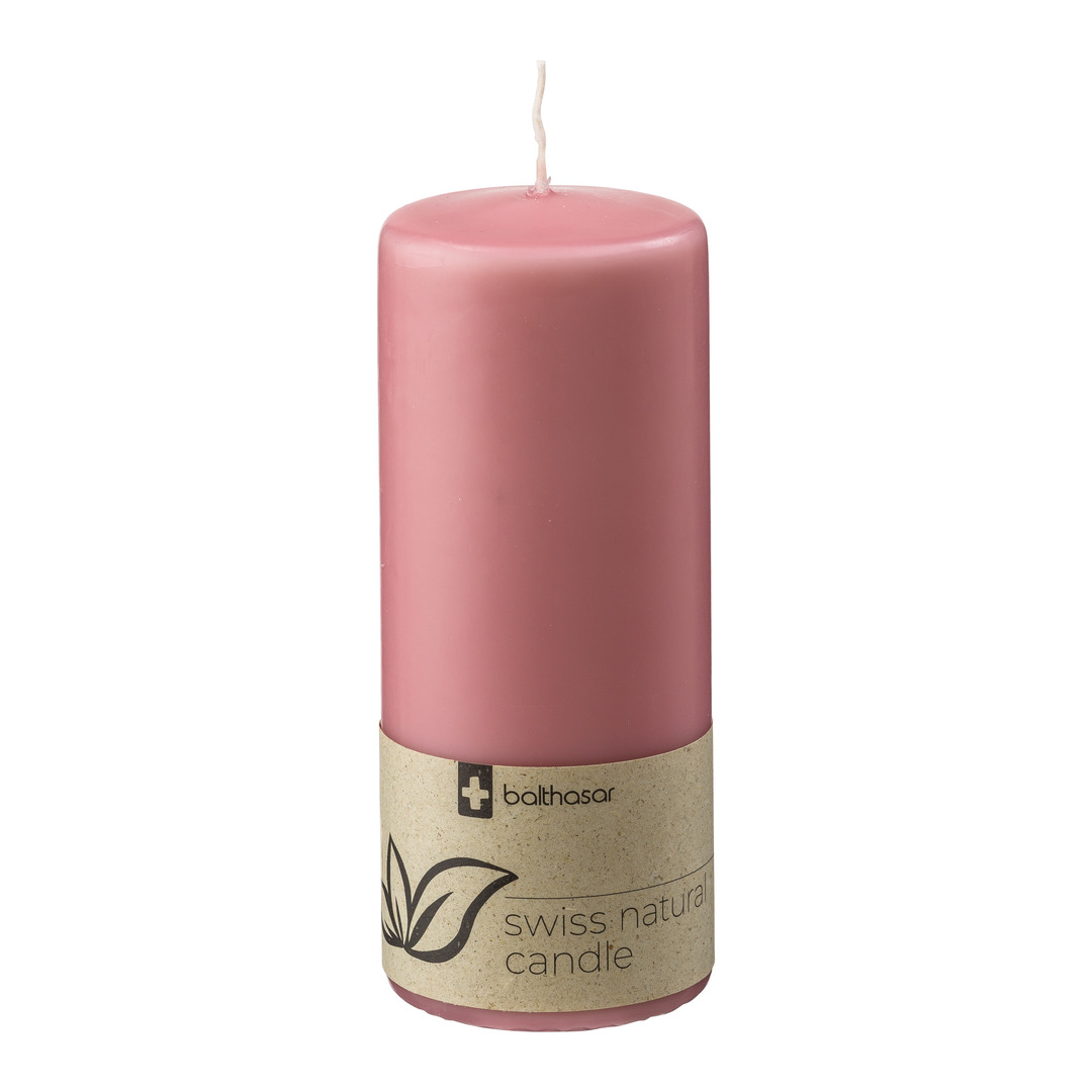 candela cilindrica Swiss Natural