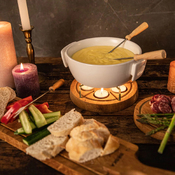 Fondue-Set Rinde