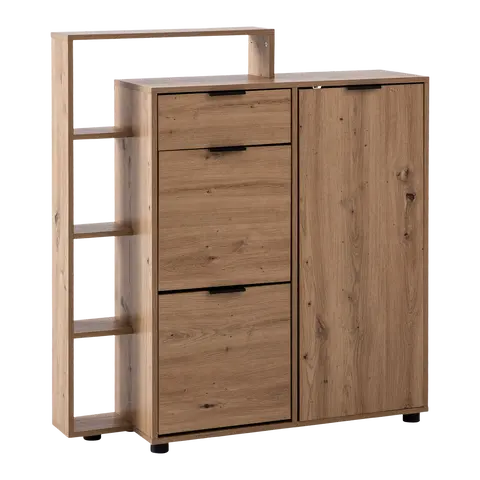 Schuhschrank Eiche Dekor
