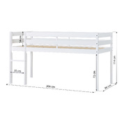 Letto mezzo-alto HS-Comfort