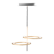 lampada a sospensione Hula Hoop